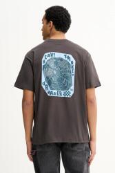 Vans pamut póló - szürke S - answear - 19 990 Ft