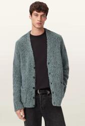 AllSaints gyapjú kardigán - zöld M