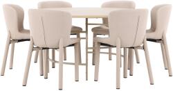  Étkezőgarnitúra Dallas 4987 (Világosbarna)