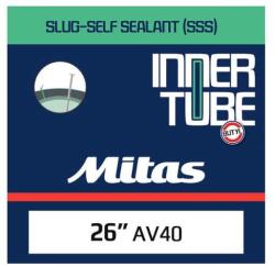 Mitas Slug Self Sealant 26 x 1, 75-2, 45 (47/62-559) defektvédett MTB belső gumi 40 mm hosszú szeleppel, autós
