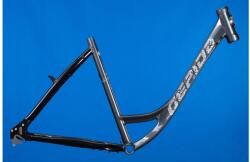 Gepida Reptila 1100 28-as (622-es) városi kerékpár váz, agyváltós, alumínium, női monovázas, 19 col/49 cm, sötétszürke-fekete