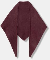 United Colors of Benetton sál gyapjú keverékből - burgundia Univerzális méret