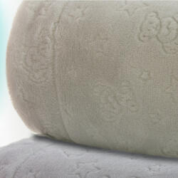 Gamberritos takaró plüss 80x110cm maci és csillag bézs 10878 - babycenter-online