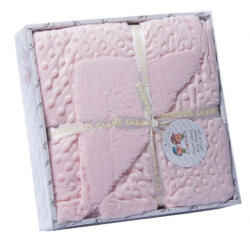 Gamberritos takaró plüss/sherpa 80x110cm rózsaszín 9387 - babycenter-online