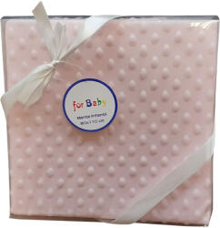Gamberritos takaró plüss buborékos anyagú 80x110cm rózsaszín 9999 - babycenter-online