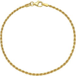 Ezüst ékszer Juta női ezüst karkötő sárga arannyal futtatva - 80151258 (80151258)