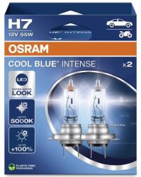 OSRAM Cool Blue® Intense (Next Gen) H7 halogén fényszórólámpa, akár 100%-kal nagyobb fényerő (4062172387538)