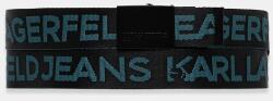 Karl Lagerfeld Jeans kétoldalas öv - fekete Univerzális méret - answear - 29 990 Ft