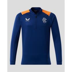 Castore Men's 1/4 Zip Fleece - Navy/Orange