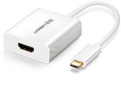UGREEN Adapter USB Type C (Férfi) - HDMI (Aljzat) Fehér (40273)