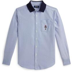 Ralph Lauren gyerek ing pamutból - kék 140-149 - answear - 46 990 Ft