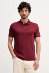 Tommy Hilfiger pamut póló - burgundia S - answear - 36 990 Ft