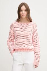 Benetton pulóver - narancssárga M - answear - 22 490 Ft