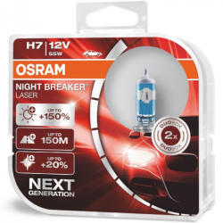 OSRAM Night Breaker Laser H7 +150% halogén izzó 55W (4062172387590)