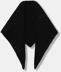 United Colors of Benetton sál gyapjú keverékből - fekete Univerzális méret