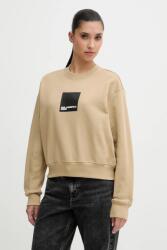 Karl Lagerfeld Jeans pamut melegítőfelső - bézs M - answear - 49 990 Ft