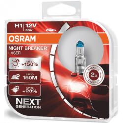 OSRAM H1 Night Breaker Laser +150% 55W 12V autó izzó (4062172388108)