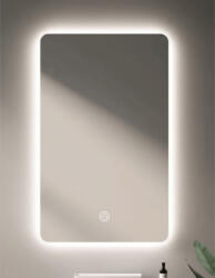 Zegor Nova 50 tükör 3 színű led világítással és páramentesítő funkcióval 50x70 cm (12-FX-2KB-SG-3S-50x70)