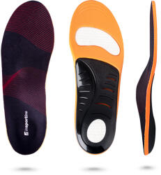inSPORTline Anatómiai sporttalpbetétek cipőkhöz inSPORTline Laugavo, boltozati alátámasztás, U-alakú sarokvédő, gélpárnák, könnyen mosható Méret: 45-48
