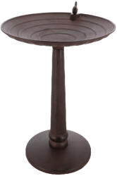 Esschert Design Öntöttvas Álló Madáritató és -Etető, 55 cm Átmérőjű