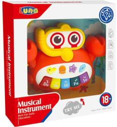 Luna Rák alakú bébi szintetizátor játék hangszer