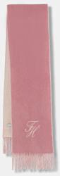 Tommy Hilfiger gyapjú sál - rózsaszín Univerzális méret