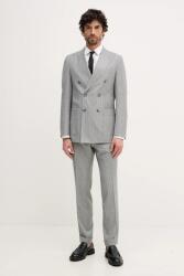 BOSS gyapjú öltöny C-Huge-2pcs-DB-261 - szürke 56