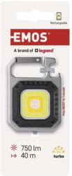EMOS kulcstartó 750lm P4714 Újratölthető mini LED zseblámpa (EMOS-P4714)