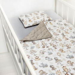 Scamp velvet ágynemű garnitúra 75x100 cm - Brown Animals