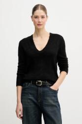 Benetton pulóver moherkeverékből - fekete M - answear - 36 990 Ft