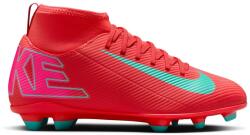 Nike Юношески футболни бутонки Nike Mercurial Superfly 10 Junior Firm Ground Football Boots - Red/Green