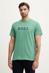 BOSS pamut póló - zöld XXL - answear - 23 990 Ft