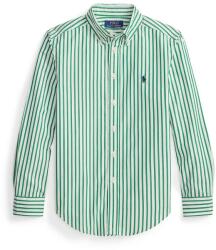 Ralph Lauren gyerek ing pamutból - zöld 163-174