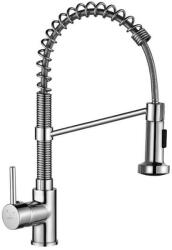 Laveo BQC_06SD - LAVEO LOCO rugós zuhanyváltós króm csaptelep (BQC_06SD)