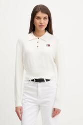 Tommy Hilfiger pulóver alpaka gyapjú keverékből - bézs XS