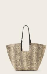 AllSaints bőr táska - bézs Univerzális méret - answear - 123 990 Ft