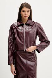 HUGO rövid kabát - burgundia 34