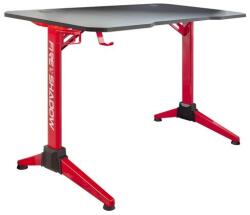 White Shark FIRE SHADOW fekete-piros gamer asztal (WS FIRE-SHADOW)