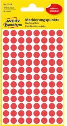 AVERY 3589 8mm visszaszedhető 416db-os piros jelölőpont (3589) - procompkft