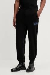 HUGO Blue pamut melegítőnadrág Notharos - fekete XL