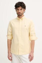 Tommy Hilfiger pamut ing - sárga M - answear - 36 990 Ft