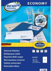 AVERY Europe100 ELA027 210x297mm 100db-os etikett (ELA027) - procompkft