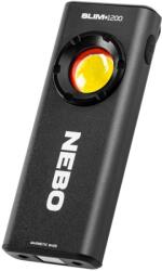 NEBO NEB WLT-1007-G SLIM 1200 zseblámpa 1200-30 lumen újratölthető power bank funkció eloxált alumínium IPX7