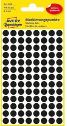 AVERY 3009 8mm 416db-os fekete jelölőpont (3009) - procompkft