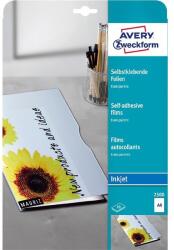 AVERY 2500 tintasugaras nyomtatóhoz 10db/csomag öntapadó fólia (2500) - procompkft