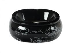 Padonio vonalrajzos kerámia hamutartó - fekete - 2 (M-23055-fekete-2)