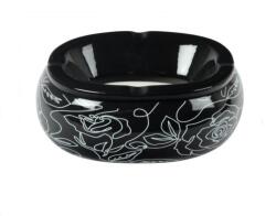 Padonio vonalrajzos kerámia hamutartó - fekete - 1 (M-23055-fekete-1)