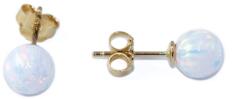 Ékszershop Opál gömb arany fülbevaló (1332405)