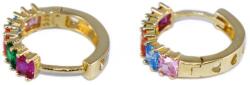 Ékszershop Színes köves arany fülbevaló (1325525)