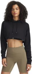 Under Armour Women's Tery Cropped 1/4 Zip Fleece - Black